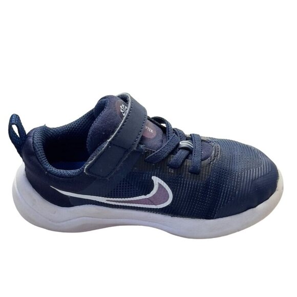 NIKE DOWNSHIFTER Kid Shoes Unisex Blue Running Sneakers Size 8C - Picture 8 of 12